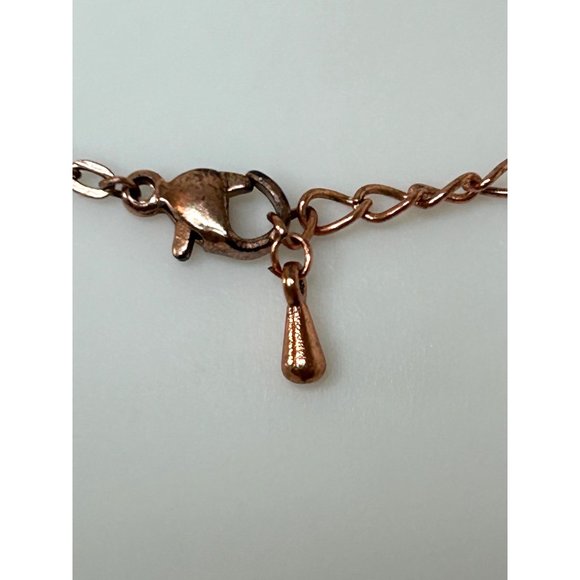 Dreamcatcher Fashion Necklace Women 20” Chain 2” pendant Rose Gold/Copper Color - Picture 7 of 10